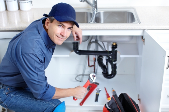 First Rate Plumbers team member at work